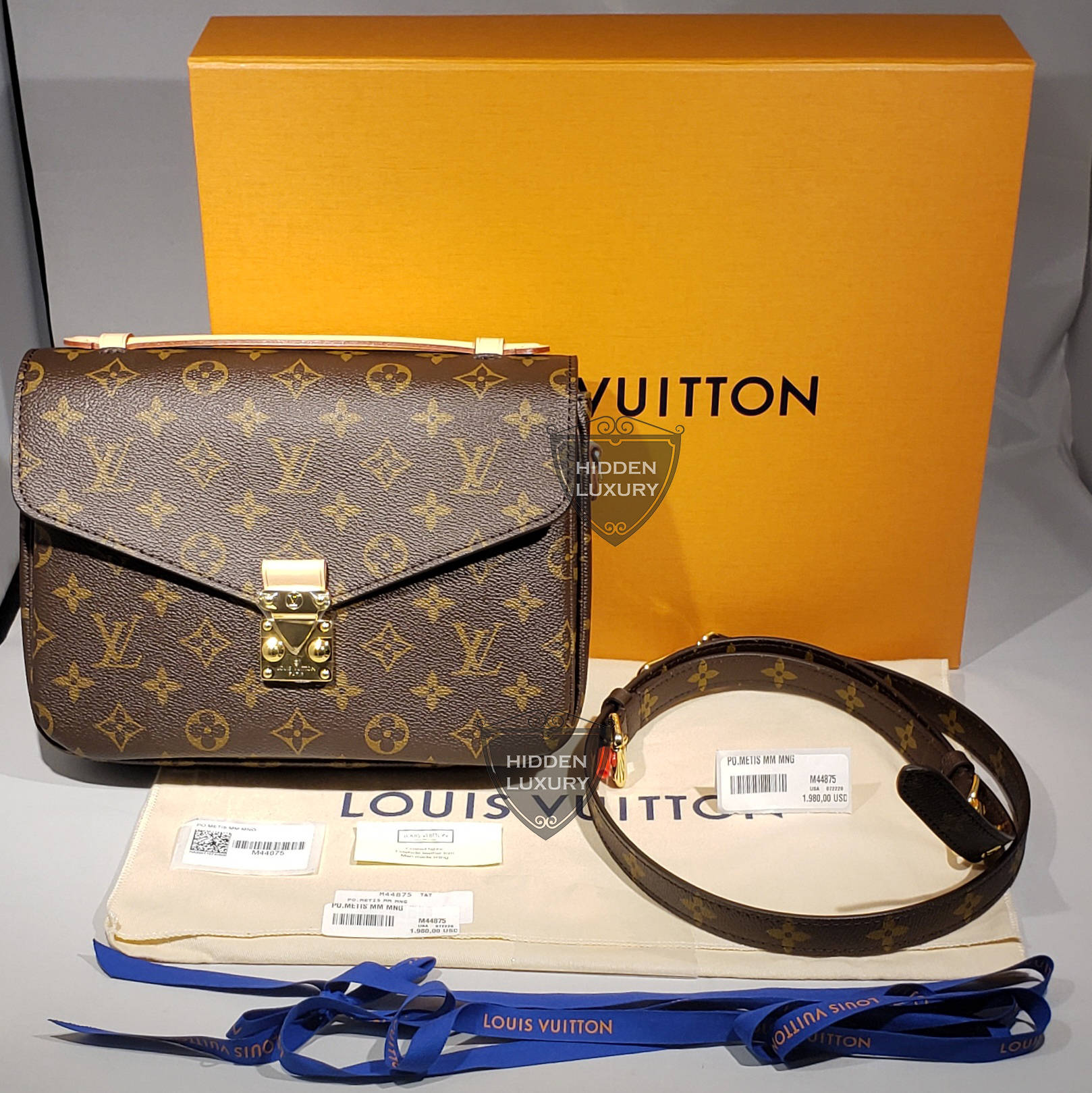 NEW Louis ⁡Vuitton M44875 MONOGRAM POCHETTE METIS bags